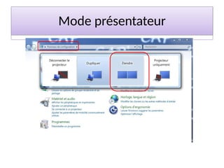 Mode présentateur
 