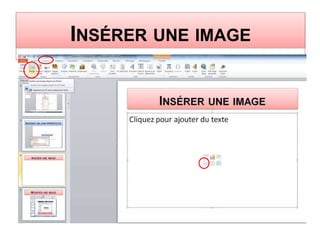 INSÉRER UNE IMAGE
 