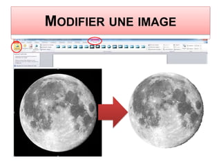 MODIFIER UNE IMAGE
 