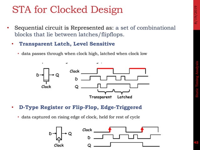 Testing Machine Vlsi 2019 3 testing and verification of vlsi design_sta | PDF