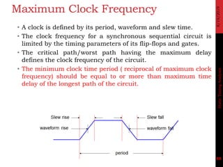 Static Timing Analysis ( Testing and Verification of VLSI Design) | PDF