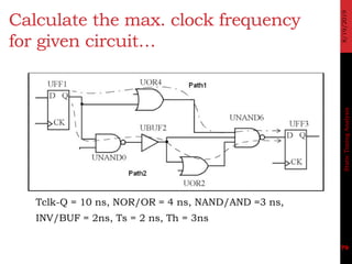 Static Timing Analysis ( Testing and Verification of VLSI Design) | PDF