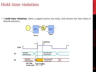 Static Timing Analysis ( Testing and Verification of VLSI Design) | PDF