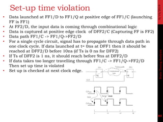 Static Timing Analysis ( Testing and Verification of VLSI Design) | PDF