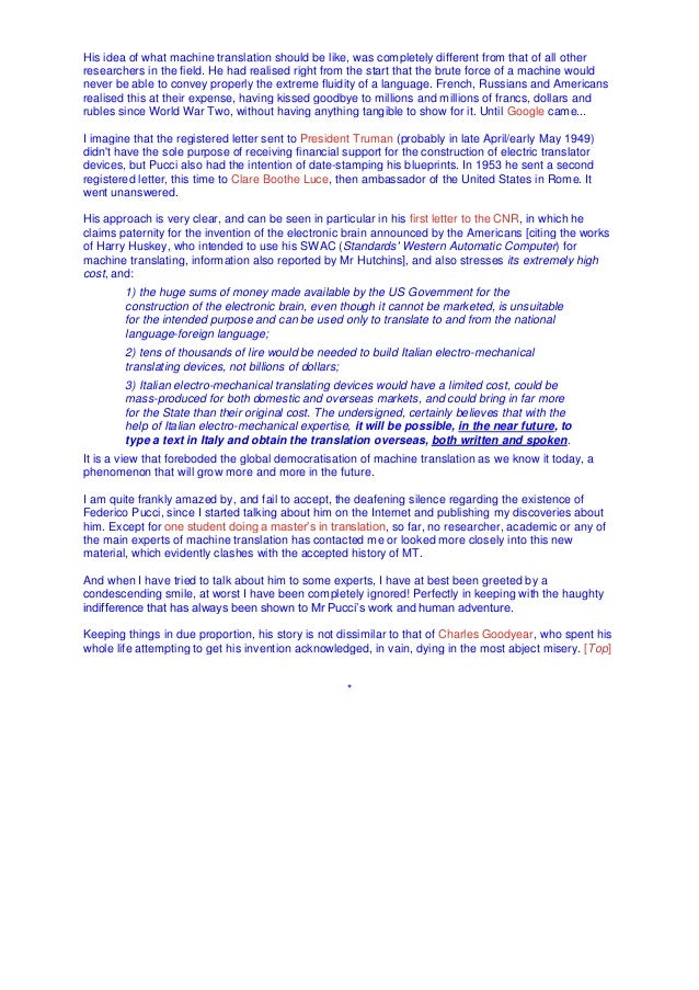 19 90 Years On From Federico Pucci S Machine Translation Concept