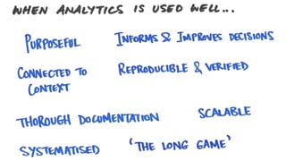 A macro view of sports analytics