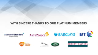 WITH SINCERE THANKS TO OUR PLATINUM MEMBERS
 