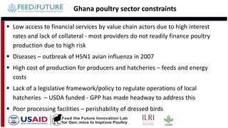 Tanzania and Ghana poultry value chains: A status report