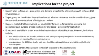 Tanzania and Ghana poultry value chains: A status report