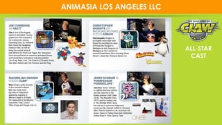1818
ALL-STAR
CAST
ANIMASIA LOS ANGELES LLC
 