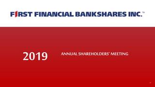 2019 ANNUAL SHAREHOLDERS’ MEETING
17
 