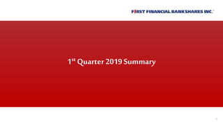 1st Quarter 2019 Summary
35
 