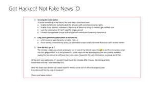 Got Hacked! Not Fake News :O
 