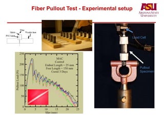 Fiber Pullout Test - Experimental setup
Load Cell
Pullout
Specimen
 