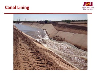 Canal Lining
 