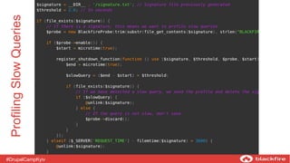 ve
@nicolasgrekas
ProfilingSlowQueries
#DrupalCampKyiv
 