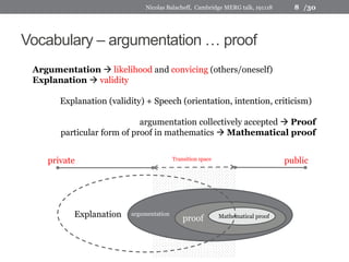 Argument As Math Rhetoric Mathematical argumentation as a precursor of mathematical proof | PPTX