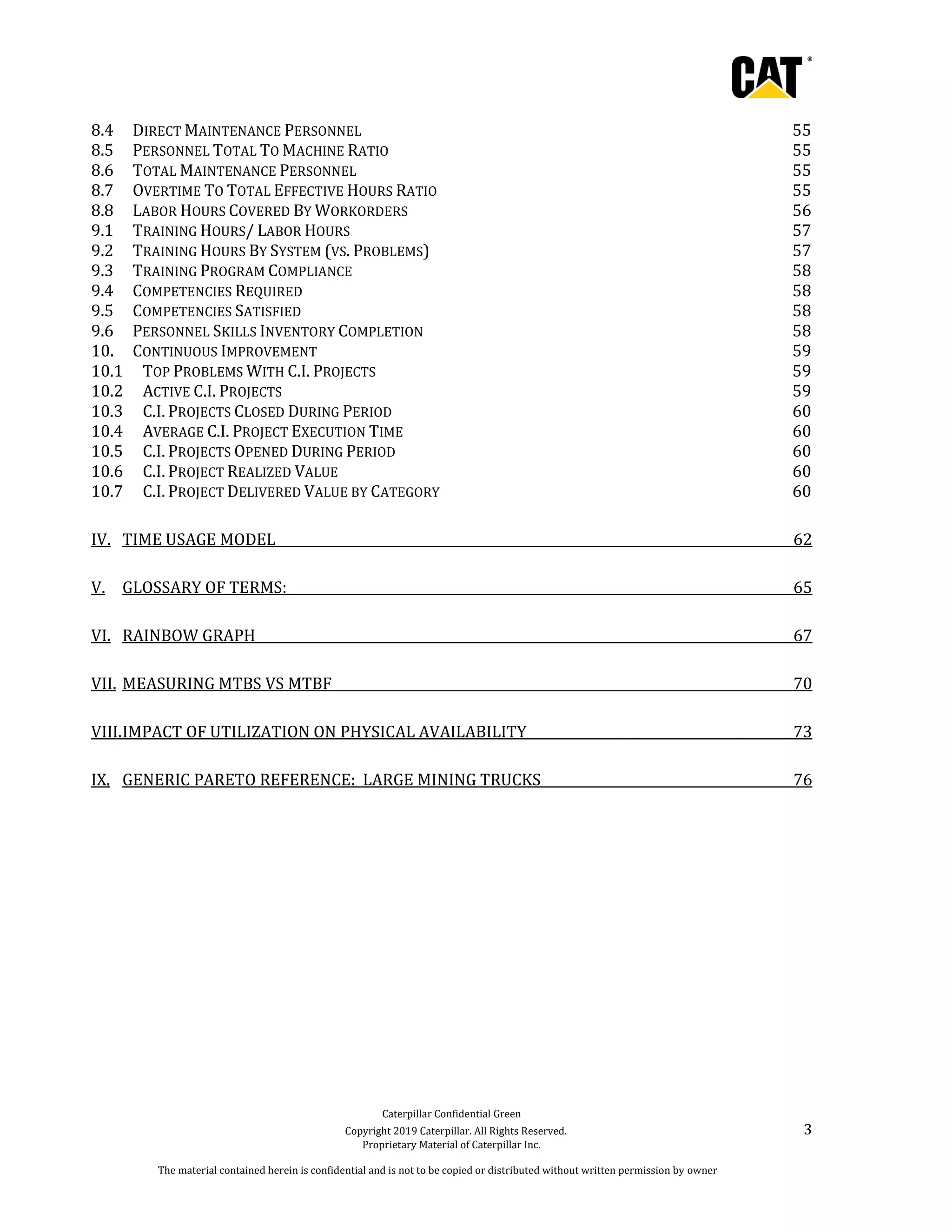 2019 Caterpillar Mining Equipment Management Metrics Document V4.pdf