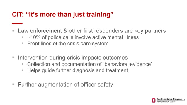 CIT - Signs and Symptoms of Mental Illness | PPTX | Mental Health ...