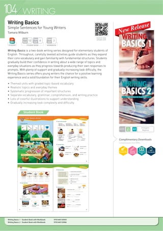 GRAMMAR
Active English Grammar
David Charlton, Peggy Anderson
Active English Grammar is a six-book series that is extensive in scope, yet easy
to follow. This series uses American English and explains the key language
differences from British English. It also provides a thorough and practical
understanding of the mechanics of the English language. Over the course of
the series, learners will move through a controlled and logical progression of
grammar targets.
f *UDPPDU WDUJHWV LQWURGXFHG LQ FRQWH[W WKURXJK D YDULHW RI WH[W WSHV
f *UDPPDU H[SODQDWLRQV SUHVHQWHG LQ FOHDU ZHOORUJDQL]HG FKDUWV
f DUHIXOO FRQWUROOHG DFWLYLWLHV SURYLGH H[WHQVLYH SUDFWLFH
f 5HYLHZ VHFWLRQV FRQVROLGDWH OHDUQLQJ
f ([WHQGHG OHDUQLQJ VHFWLRQV SURYLGH IXUWKHU SUDFWLFH
f 'HWDFKDEOH ZRUNERRN LQFOXGHG ZLWK HYHU VWXGHQW ERRN
Student Book
Active English Grammar 1, Second Edition - Student Book with Workbook and Answer Key 9781599662961
Active English Grammar 2, Second Edition - Student Book with Workbook and Answer Key 9781599662992
Active English Grammar 3, Second Edition - Student Book with Workbook and Answer Key 9781599663029
Active English Grammar 4, Second Edition - Student Book with Workbook and Answer Key 9781599663050
Active English Grammar 5, Second Edition - Student Book with Workbook and Answer Key 9781599663081
Active English Grammar 6, Second Edition - Student Book with Workbook and Answer Key 9781599663111
Complimentary Downloads
compasspub.com/AEG2e
LEVEL
Upper Beginner~
Upper Intermediate
STUDENT STUDENT BOOK
Pages
Unit
Varies
Units
Book
8
WORKBOOK
Pages
Unit
2
Scan to view
sample unit!
Teacher’s
Kit
100
 