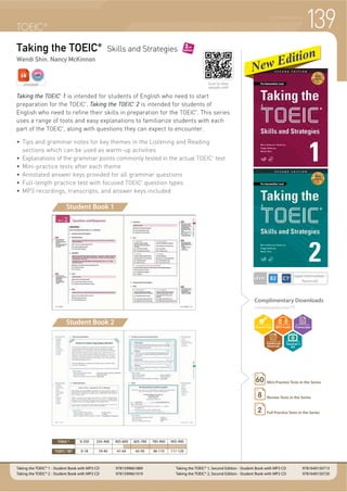 VOCABULARY AND IDIOMS
1000 Basic English Words
Kelli Ripatti, Tamara Wilburn
1000 Basic English Words is a four-book series which provides learners with
over 1,000 practical, high-frequency English words. All of the words chosen for
the series come from an analysis of the most commonly found words in
textbooks and materials for English language learners. 1000 Basic English
Words SURYLGHV DQ H[FHOOHQW IRXQGDWLRQ IRU ()/ OHDUQHUV ZDQWLQJ WR EXLOG D
strong vocabulary.
f $SSHDOLQJ SKRWRJUDSKV WKDW LOOXVWUDWH HDFK WDUJHW ZRUG
f OHDU HDVWRXQGHUVWDQG GHILQLWLRQV DQG H[DPSOHV IRU DOO WDUJHW ZRUGV
f 2ULJLQDO ILFWLRQ DQG QRQILFWLRQ SDVVDJHV XVLQJ WDUJHW ZRUGV LQ FRQWH[W
f RUUHFW SURQXQFLDWLRQ RI WDUJHW ZRUGV LQGLFDWHG ZLWK SKRQHWLF VPEROV
f $XGLR UHFRUGLQJV DQG VXSSOHPHQWDU PDWHULDOV DYDLODEOH RQOLQH
f 7UDQVFULSWV LQFOXGHG DW WKH EDFN RI HDFK ERRN
Student Book
1000 Basic English Words 1 - Student Book with Audio CD 9781613524510
1000 Basic English Words 2 - Student Book with Audio CD 9781613524527
1000 Basic English Words 3 - Student Book with Audio CD 9781613524534
1000 Basic English Words 4 - Student Book with Audio CD 9781613524541
Complimentary Downloads
compasspub.com/1000BEW
LEVEL
Emergent ~
Intermediate
STUDENT BOOK
Pages
Unit
6
Units
Book
12
STUDENT
Teacher’s
Kit
Scan to view
sample unit!
133
 