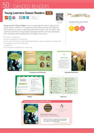 49GRADED READERS
LEVEL2LEVEL3LEVEL4LEVEL5LEVEL6LEVEL7LEVEL1
FICTION NONFICTION
 