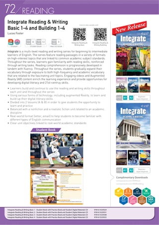 12
Choose the best answer.
 What is the story about?
a. A very large rat b. A very large cat
c. A very clever rat d. A very clever cat
 Why was the cat clever?
a. It could jump onto a table. b. It made the rat tired.
c. It was brave. d. It could jump onto the floor.
The Rat and the Cat
There was a huge rat in the king’s palace. It was so big that it killed every cat
that tried to catch it.
“I hate that rat! It’s dirty!” the king shouted to his servants. “Go find the strongest
cat in the land!”
Soon, a man came to the palace with his cat. The king thought it was too small, but
the man said his cat could kill the rat. When the cat saw the huge rat, she jumped onto
a table. The rat followed her. She jumped to the floor and so did the rat. The cat kept
jumping, and the rat kept following.
“Your cat is terrible!” said the king.
“Just wait,” said the man. After a while
the rat began to slow down. Then suddenly
the cat turned and killed the rat.
“I was wrong!” the king said. “Your cat
is brave and clever. She waited until the rat
was tired. Then it was easier to capture!”
01
Track
Reading Time _______ minutes _______ seconds 166 words
13
Match the opposite word or phrase.
 servant s s a. speed up
 strongest s s b. wonderful
 terrible s s c. king
 slow down s s d. release
 capture s s e. weakest
1
Unit
Circle T for true or F for false.
 The strongest cat in the land killed the rat. T F
 The cat was smarter than the rat. T F
Choose the best answer.
 At first, the king __________.
a. thought the cat was good b. thought the cat was brave and clever
c. thought the cat wasn’t big enough d. thought the cat was too big
 In the end, the king thought the cat was __________.
a. brave and clever b. too small
c. tired d. the strongest cat in the land
 How did the cat catch the rat?
a. She ran faster than the rat. b. She made the rat tired.
c. She used her strength. d. She scared the rat.
Choose the proverb that best fits the main idea of the story.
 a. When the cat is away, the mice will play.
b. A drop of knowledge is better than an ocean of strength.
56
B What did you say? Write about each picture using the given words and
phrases.
 ____________________________________________________________________
 ____________________________________________________________________
 ____________________________________________________________________
 ____________________________________________________________________
A Number the pictures in the correct order according to the story. Then,
talk about each picture.
longer and longer /
took off / put it in bag
blew hard / pulled tighter
whoever could make man /
be the winner
arguing / stronger
a
c
b
d
57
8
Unit
Number these sentences in the order in which they happened.
________ The wind and the sun agreed to have a competition.
________ The wind blew strongly, but the traveler pulled his coat tightly.
________ The sun said it was stronger than the wind.
________ The sun won the competition.
________ The sun shone gently, and the traveler opened his coat.
________ The traveler took his coat off.
________ The north wind and the sun were arguing.
________ The wind said it was stronger than the sun.
Fill in the blanks to complete the conversation.
make him stronger shoulders
harder I’ve won a competition
North Wind I’m ______________ than you!
Sun No, you’re not. Let’s have ______________. Look! There’s a traveler. Let’s
see who can ______________ take his coat off.
North Wind Let me try first. (Blowing) I can blow ______________ than that! Oh no!
He’s pulling his coat around his ______________.
Sun I can get really hot! He’s taken it off and put it in his bag.
______________!
Practice the conversation, changing roles with a partner.
71READING
Teacher’s
Kit
Reading Wise is a three-level reading series with 20 units in each book. Each of
the 20 units includes a variety of activities based on the main story of the unit
that are sure to keep learners engaged and active as they practice their
language skills. Through story-based reading, listening, writing, and speaking
activities, learners will wisely increase their communicative skills in English.
f $ YDULHW RI FRPSUHKHQVLRQ TXHVWLRQV DQG DFWLYLWLHV
f Word count and reading time for each story
f Proverbs and vocabulary, systematically introduced
f Ideal for reading comprehension classes at the elementary level
f )XQ DQG LQWHUHVWLQJ ZD WR GHYHORS UHDGLQJ DELOLW
Reading Wise /HDUQLQJ 7KURXJK $VLDQ )RONWDOHV
John Thomas, Kelli Ripatti
Complimentary Downloads
compasspub.com/RW
Scan to view
sample unit!
LEVEL
Beginner~
Upper Beginner
STUDENT BOOK
Pages
Unit
6
Units
Book
20
STUDENT
Student Book
Reading Wise 1 - Student Book with Audio CD 9781599665320
Reading Wise 2 - Student Book with Audio CD 9781599665337
Reading Wise 3 - Student Book with Audio CD 9781599665344
 