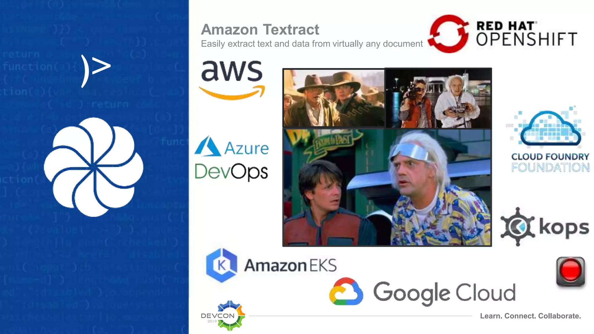 Learn. Connect. Collaborate.
)>
Amazon Textract
Easily extract text and data from virtually any document
 