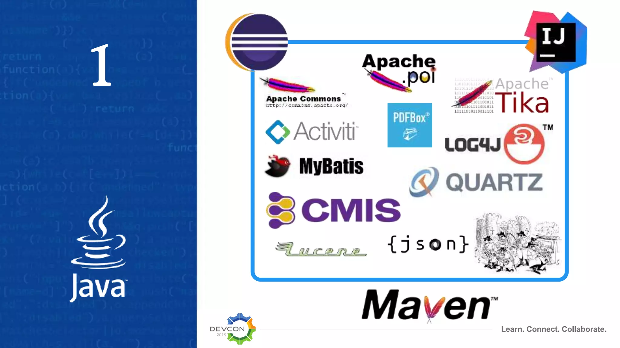 Learn. Connect. Collaborate.
1
 