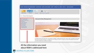 All the information you need
about RDM is addressed here
 