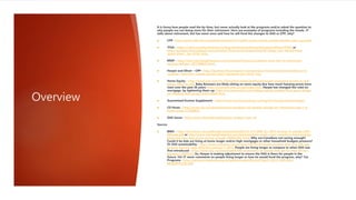 Overview
It is funny how people read the by-lines, but never actually look at the programs and/or asked the question to
why people are not doing more for their retirement. Here are examples of programs including the trends. JT
talks about retirement, but has never once said how he will fund the changes to OAS or CPP, why?
 CPP - http://www.cfib-fcei.ca/english/article/5172-myths-versus-reality-canada-pension-plan-cpp.html
 TFSA - https://www.envisionfinancial.ca/lang/en/Personal/Invest/InvestmentPlans/TFSA/ or
http://business.financialpost.com/personal-finance/retirement/rrsp/10-things-you-should-know-
about-tfsas?__lsa=5230-a42a.
 RRSP - http://www.winnipegfreepress.com/business/finance/canadians-have-lots-of-retirement-
savings-options--297380641.html.
 Harper and Oliver – CPP - http://business.financialpost.com/personal-finance/retirement/ottawa-to-
consider-voluntary-canada-pension-plan-expansion-joe-oliver-says
 Home Equity - http://www.pwc.com/en_CA/ca/real-estate/publications/pwc-emerging-trends-in-real-
estate-2015-en.pdf. Baby Boomers are likely sitting on more equity due how much housing prices have
risen over the past 30 years: http://creastats.crea.ca/natl/index.htm. Harper has changed the rules on
mortgage, by tightening them up: https://ca.news.yahoo.com/blogs/canada-politics/four-great-things-
jim-flaherty-did-canada-130221848.html.
 Guaranteed Income Supplement - http://www.servicecanada.gc.ca/eng/services/pensions/oas/gis/
 CD Howe - http://www.cbc.ca/news/business/canadians-are-saving-enough-for-retirement-says-c-d-
howe-study-1.3100653
 OAS issues - http://www.therebel.media/justin_trudeau_new_ad
Source:
 BMO - http://www.bmo.com/pdf/ewp/womeninwealth/15-375-BWI_Q1_2015-women-in-wealth-CDN-
E05web.pdf or http://www.winnipegfreepress.com/business/bmo-study-more-canadians-have-savings-
plans-but-fear-they-arent-saving-enough-298861601.html. Why are Canadians not saving enough?
Could it be kids are living at home longer and/or high mortgages or other household budgets pressure?
Or OAS sustainability - http://www.newswire.ca/en/story/1467819/canada-pension-plan-and-old-age-
security-benefit-rates-effective-january-1-2015. People are living longer as compare to when OAS was
first introduced - http://www.cbc.ca/news/health/life-expectancy-in-canada-hits-80-for-men-84-for-
women-1.2644355. So, Harper is making adjustment to ensure the OAS is there for people in the
future. Yet JT never comments on people living longer or how he would fund the program, why? Tax
Programs - http://advisors.tdwaterhouse.ca/public/projectfiles/1479dc27-9b72-4af9-b9c1-
d83af85f423b.pdf.
 