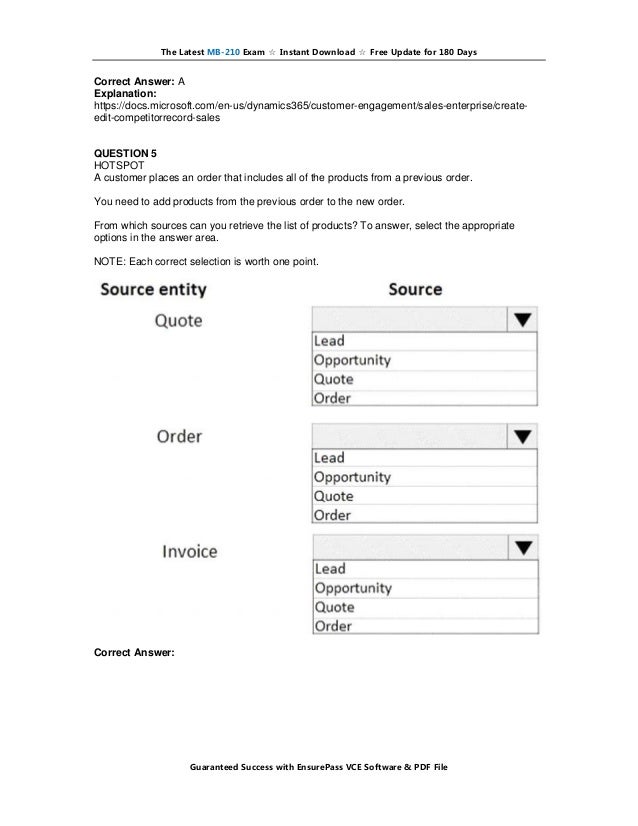 Valid Test MB-210 Tips