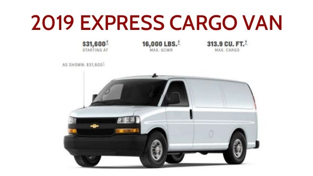express cargo van 2019