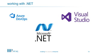 14
working with .NET
 