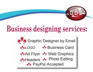 Business designing services:
 