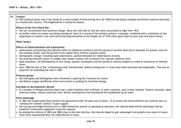 Higher History exam (paper 1 and paper 2) - 2019 (marking instructions ...