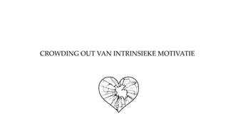 CROWDING OUT VAN INTRINSIEKE MOTIVATIE
 