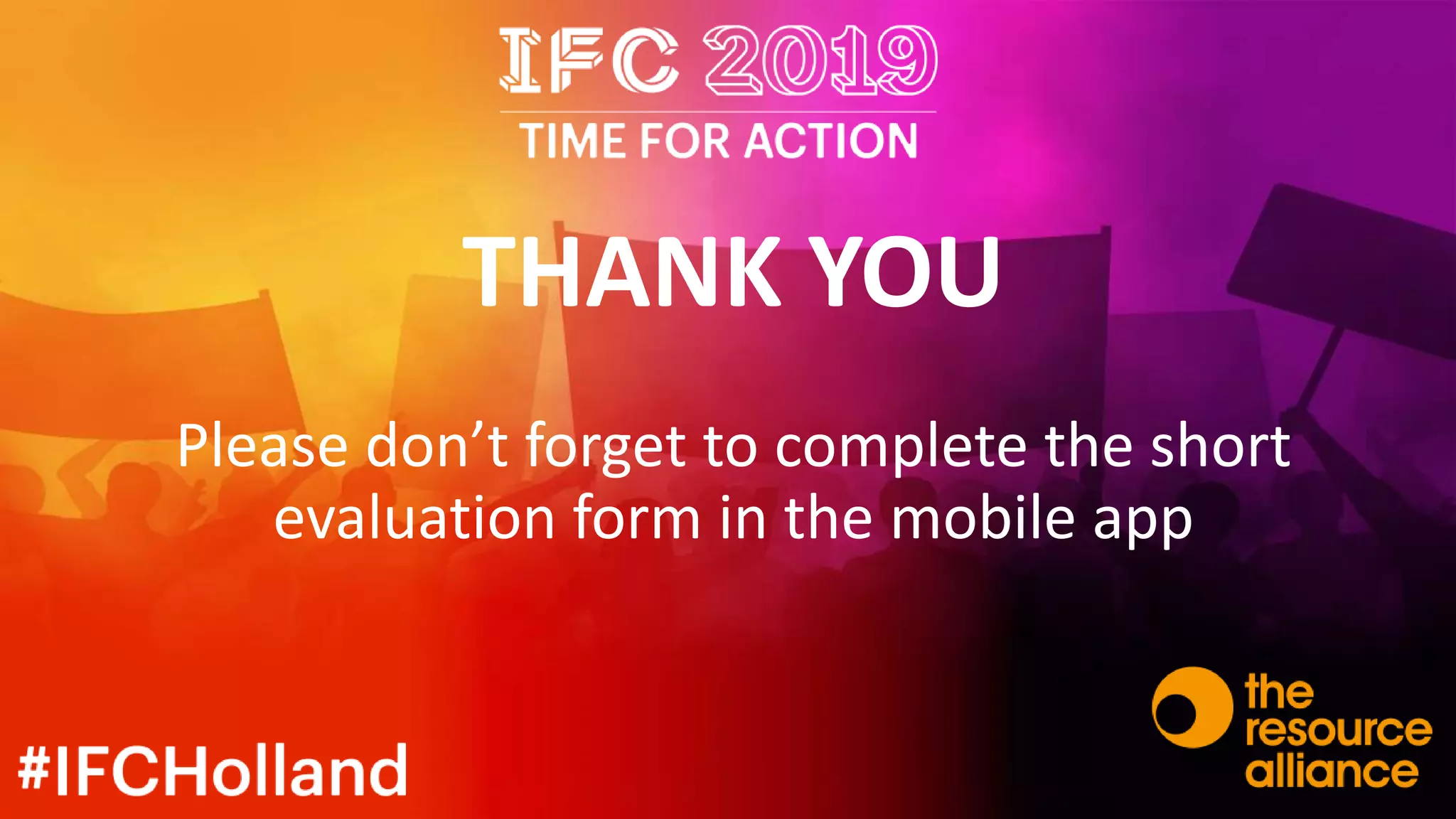 Please don’t forget to complete the short
evaluation form in the mobile app
THANK YOU
 