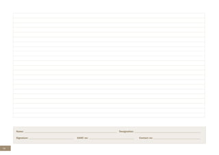 76 IMCI PROCESS FOR ALL YOUNG INFANTS (Birth up to two months)
Name: _______________________________________________________________________ Designation: ___________________________________________________
Signature: __________________________________ SANC no: ___________________________________ Contact no: ____________________________________
 