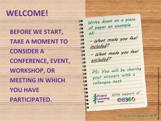 Designing Inclusive Professional Development for Educators | PPTX
