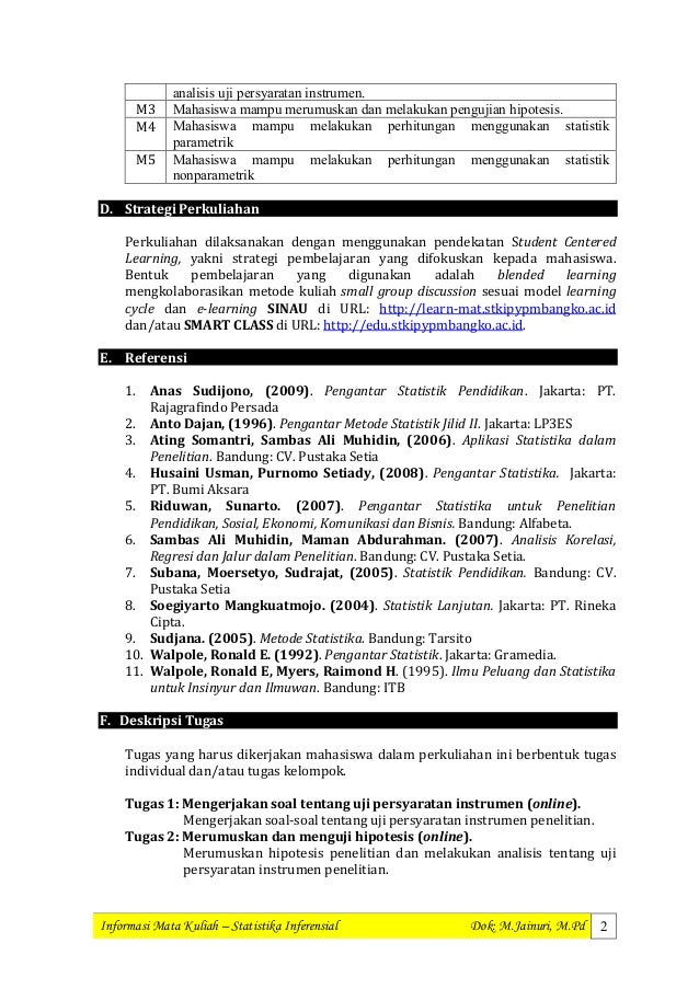 2019 Kontrak Statistik Inferensial