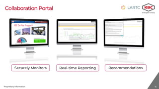 16Proprietary Information
Securely Monitors RecommendationsReal-time Reporting
CollaborationPortal
 
