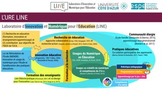 2019 Laboratoire d'Innovation et Numérique pour l'Education