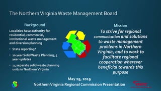 May 29, 2019
NorthernVirginia Regional Commission Presentation
 