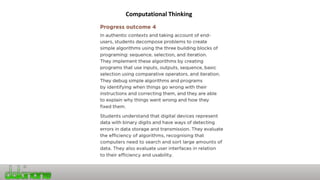 Computational Thinking
 