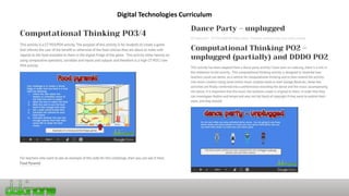 Digital Technologies Curriculum
 