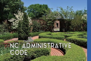 NC ADMINISTRATIVE
CODE
39
 