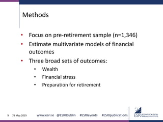 Financial literacy and preparation for retirement | PDF