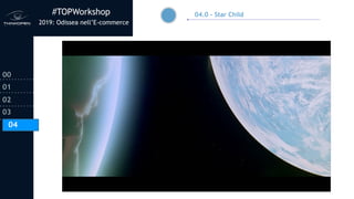 #TOPWorkshop
2019: Odissea nell’E-commerce
00
01
02
03
04
04.0 - Star Child
04
 