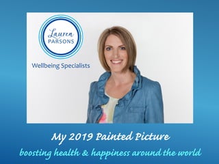 My 2019 Painted Picture
boosting health & happiness around the world
 